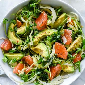Avocado, Grapefruit and Fennel Salad